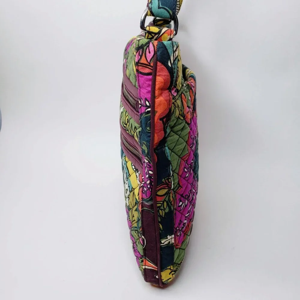 Vera‎ Bradley Quilted Paisley Floral Crossbody Bag